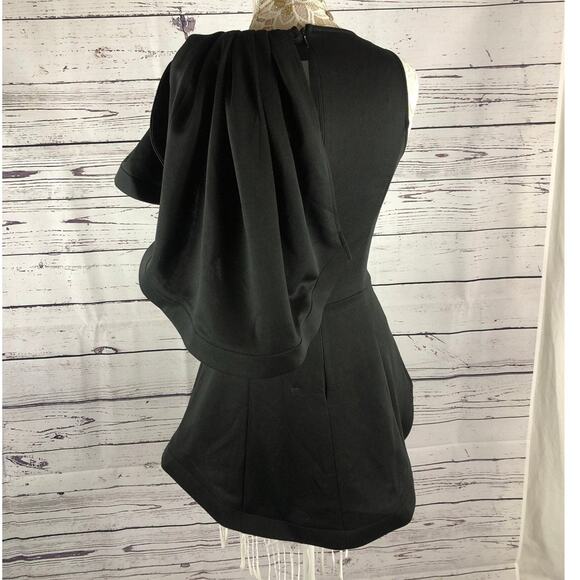 NWT Fashion Nova city heights top large cape shoulder & ruffles size medium - Picture 5 of 10